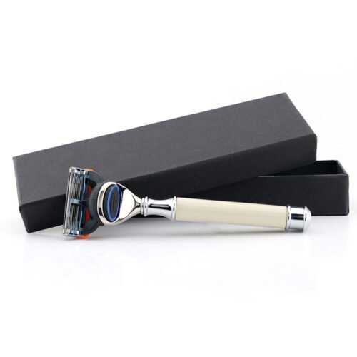 Long Handle Cartridge Razor 5-Blade Shaving Tool