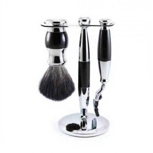 Mach 3 Chrome Plated Shaving Set – Premium Men's Razor & Grooming Kit