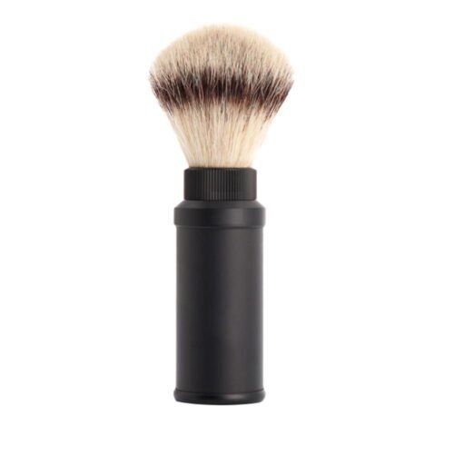 Black Travel Shaving Brushes