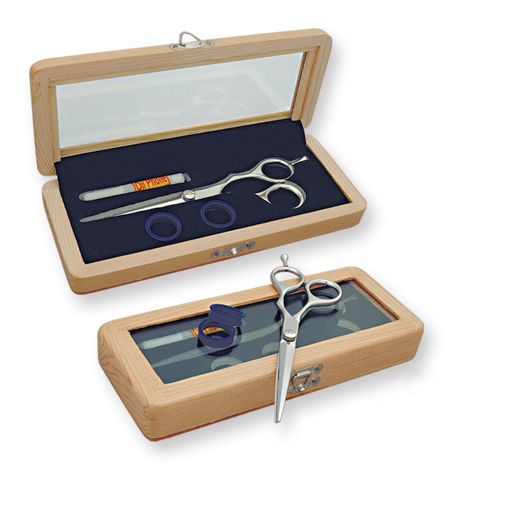 Mustache And Beard Scissors with Wooden Case – Precision Grooming Shears