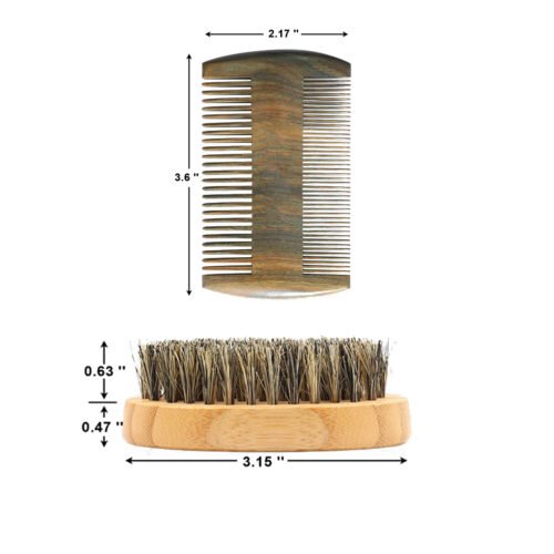 Alternative view of Beard Brush and Comb Kit for Men