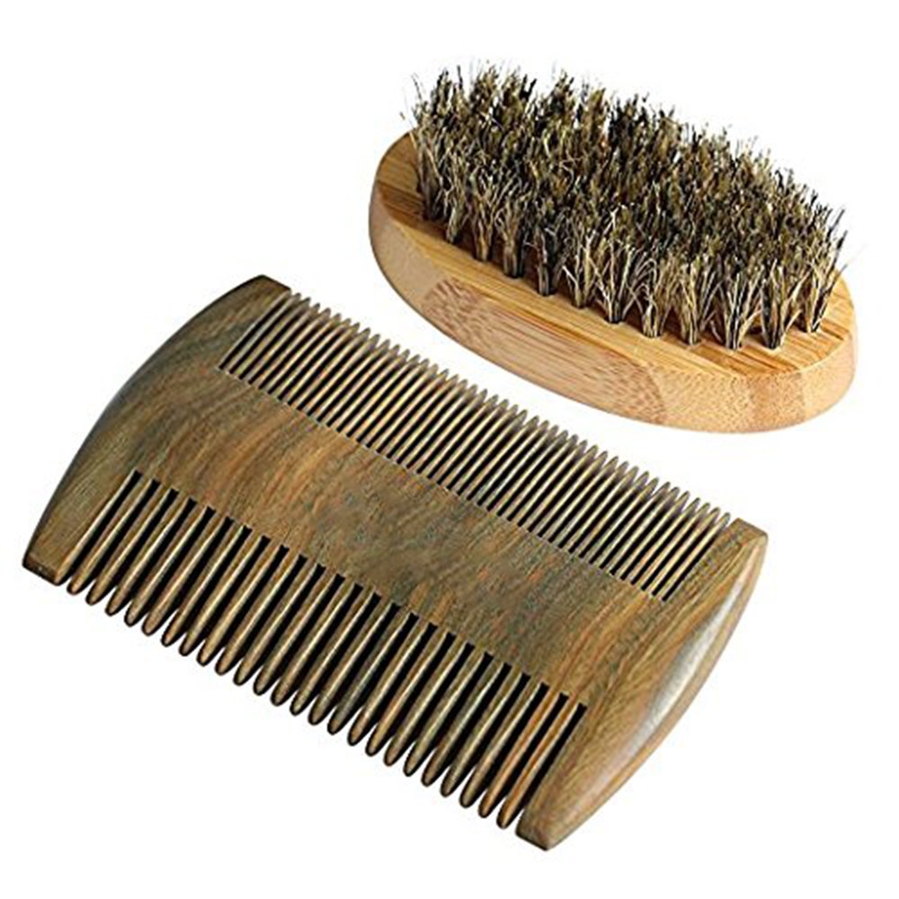 Beard Brush and Comb Set for Men – Complete Grooming Care Kit