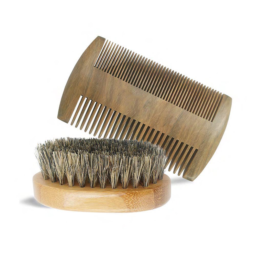 Beard Brush and Comb Set for Men - Image 3