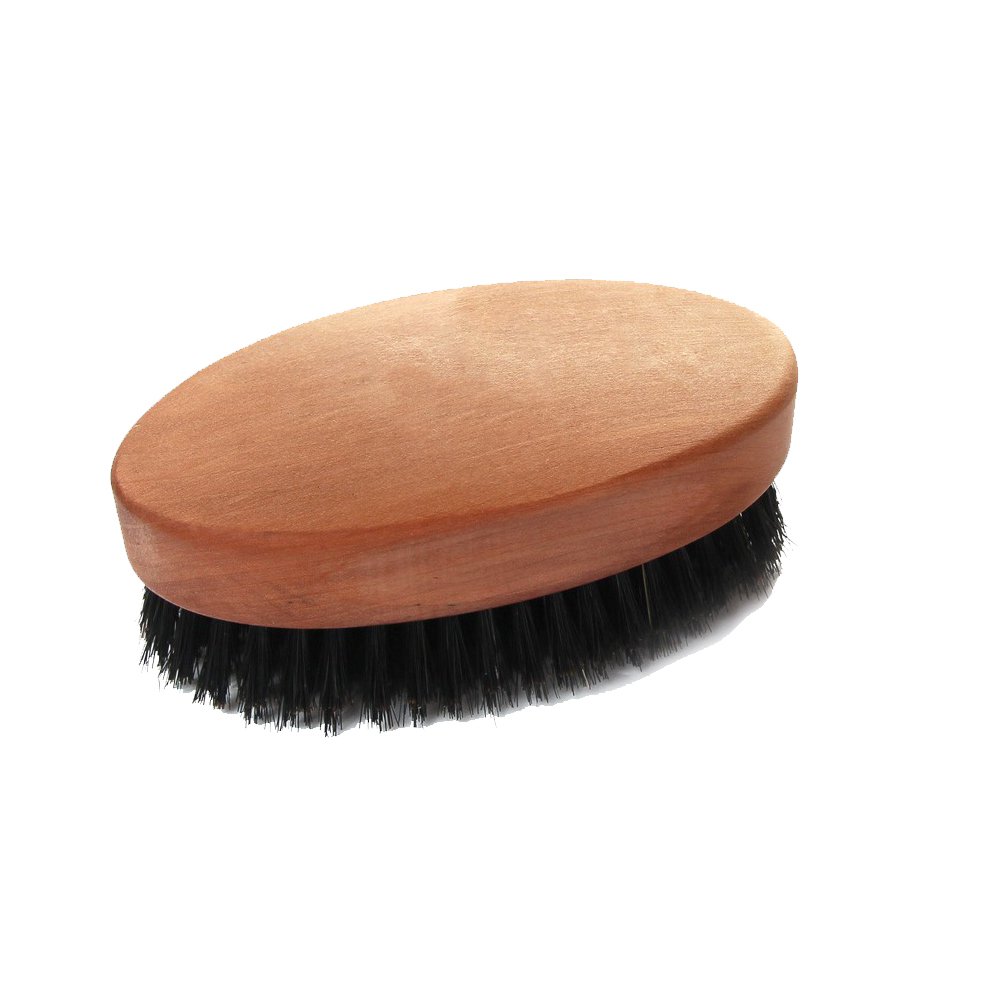 Beard Brush for Men with 100% First Cut Boar Bristles – Premium Beard Grooming & Styling Brush