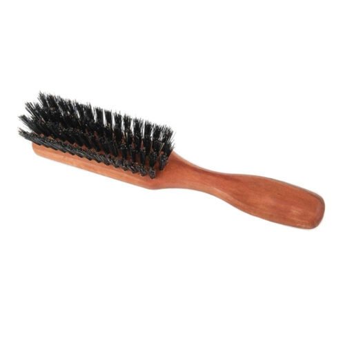 Natural Boar Bristle Beard Brush for Softer, Fuller Beards & Mustaches