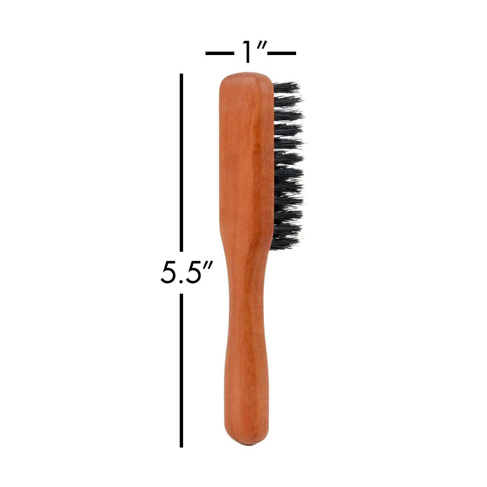 Natural Boar Bristle Beard Brush - Image 4