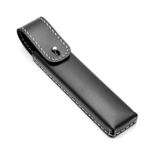 Fancy Straight Razor Leather Pouch – Premium Protective Shaving Case