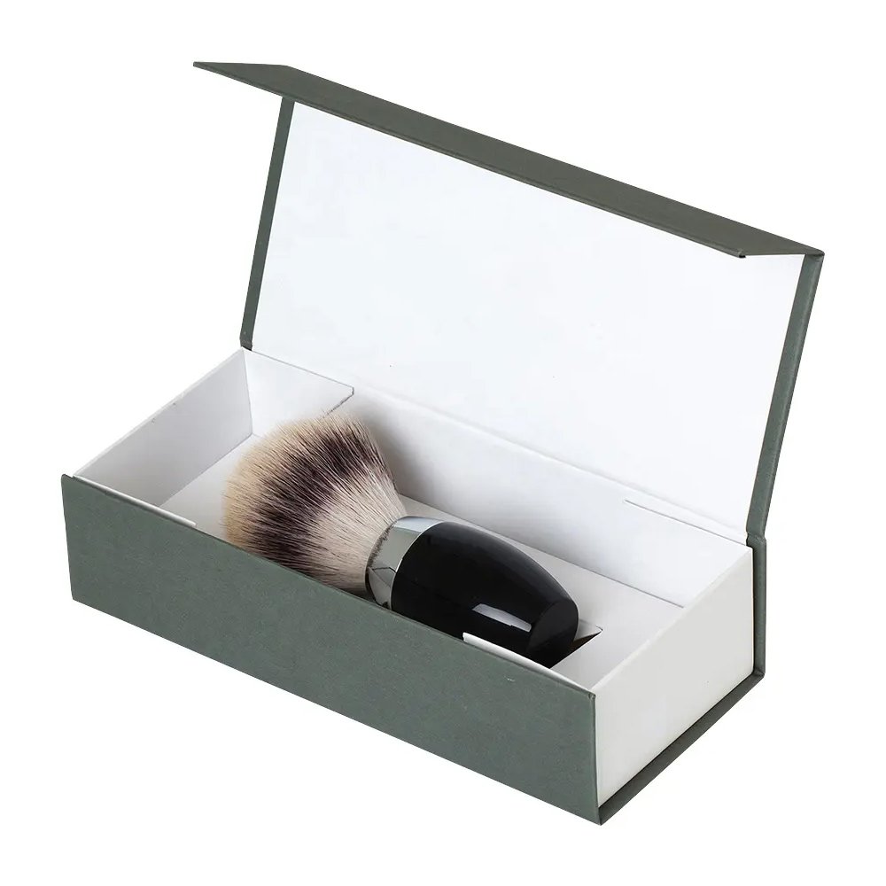 Premium Magnetic Gift Box Packaging for Shaving Brush - Image 5