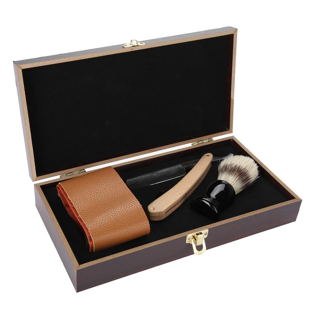 Shaving Wooden Gift Box for Men – Premium Traditional Shaving Set Gift Case