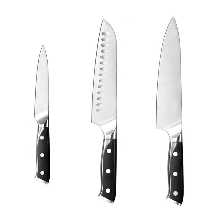 Leo Beauty Pro 3pcs Kitchen Knife Set Stainless Steel