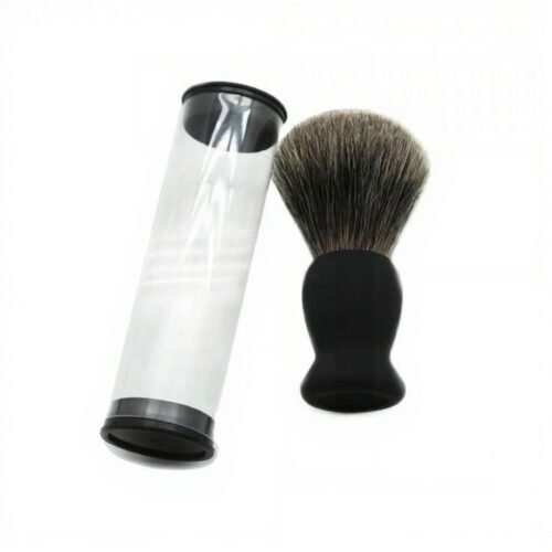 Shaving Brush Plastic Round Packaging – Durable Professional Wet Shaving Brush