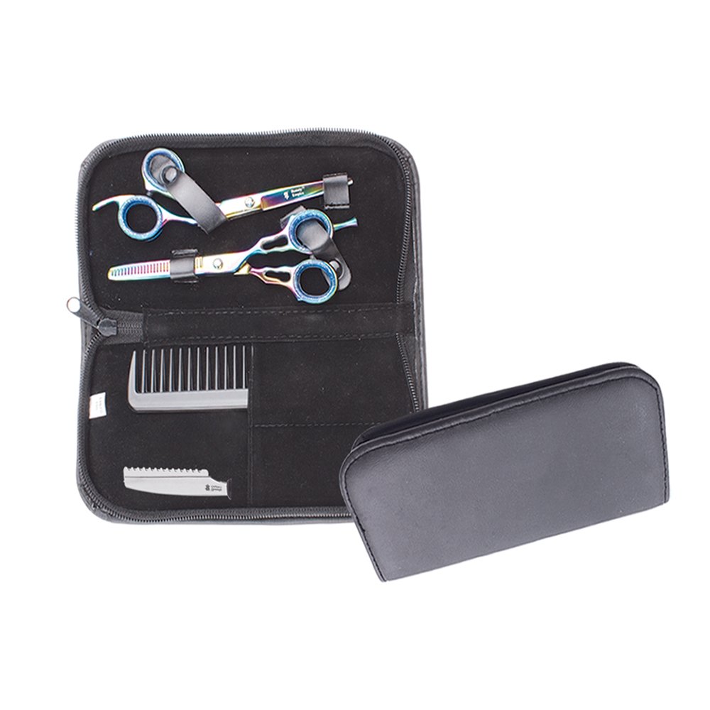 Leo Beauty Pro Barber Tool Kit with Scissors Comb