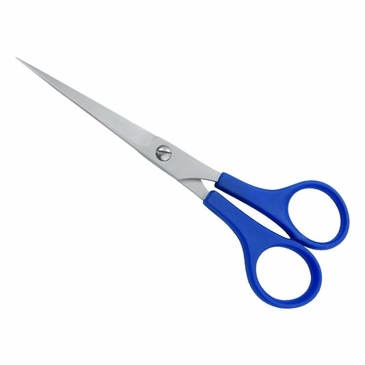 Blue Plastic Handle Scissors and Shears LBP-3664 product display