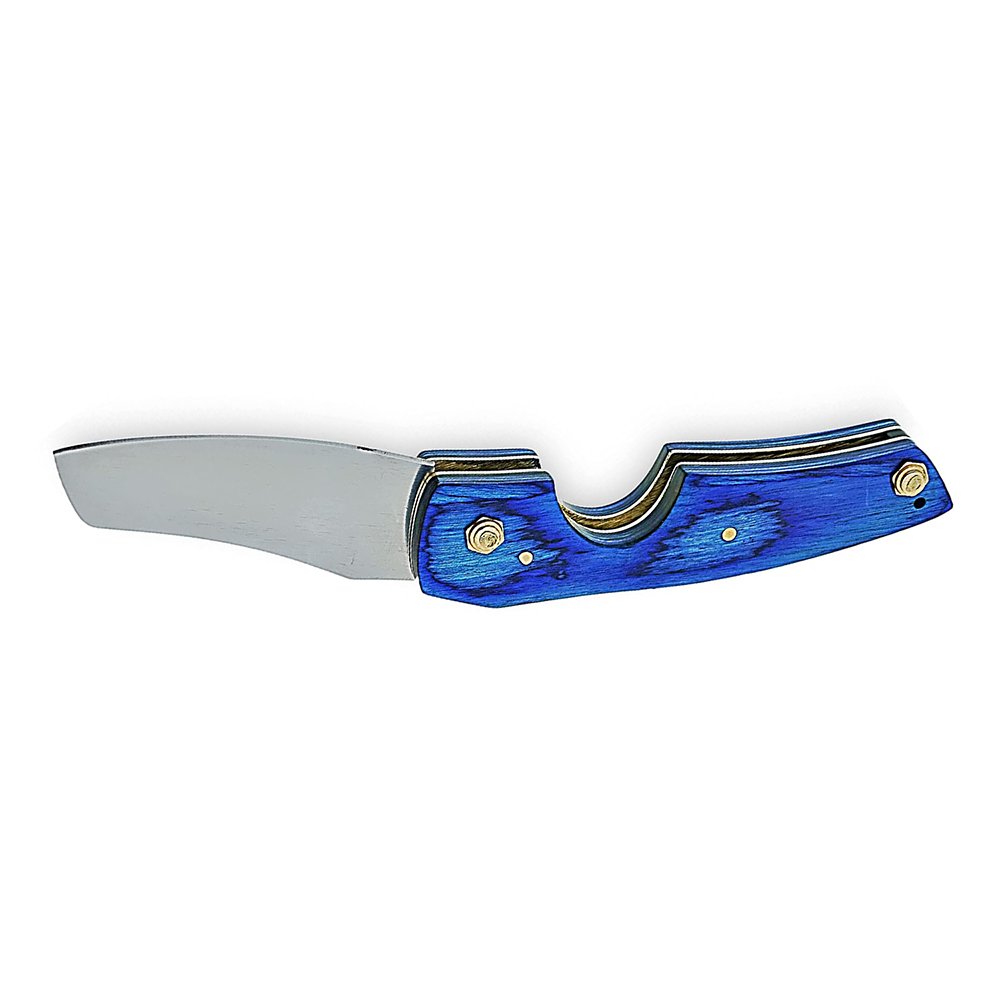 Leo Beauty Pro Cigar Cutter Knife Blue Handle