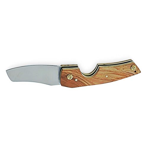 Leo Beauty Pro Cigar Cutter Knife Natural Wood Handle