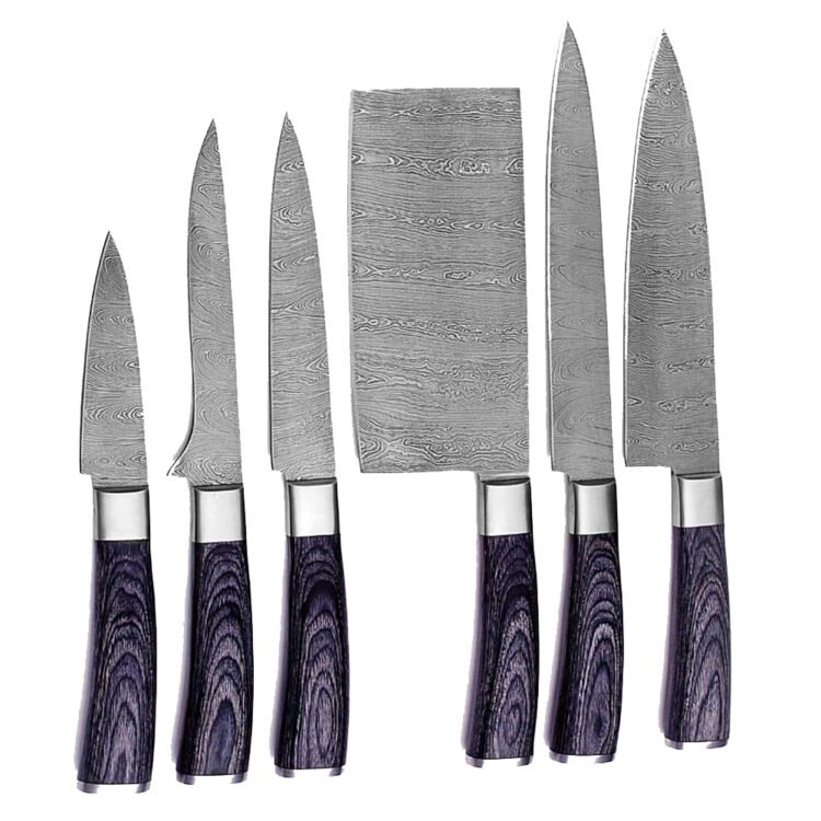 Leo Beauty Pro Custom Chef Knife Set Handmade Kitchen Knives