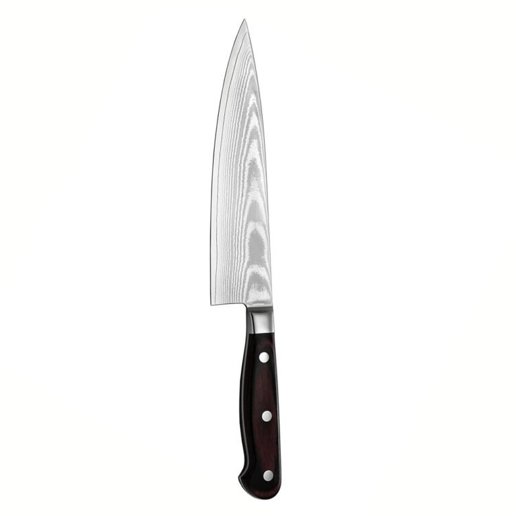 Leo Beauty Pro Damascus Single Kitchen Knife