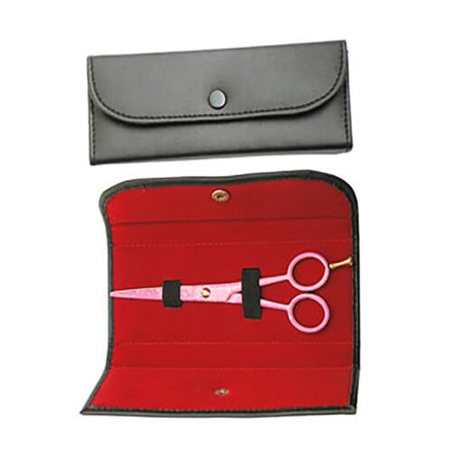 Leo Beauty Pro Leather Pouch for Barber Scissors