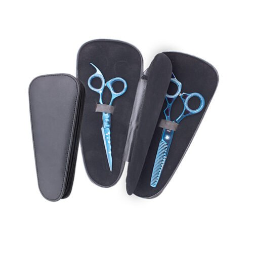 Leo Beauty Pro Leather Pouch for Barber Scissors