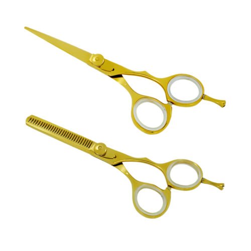 Leo Beauty Pro Pro Golden Barber Hair Cutting Scissors