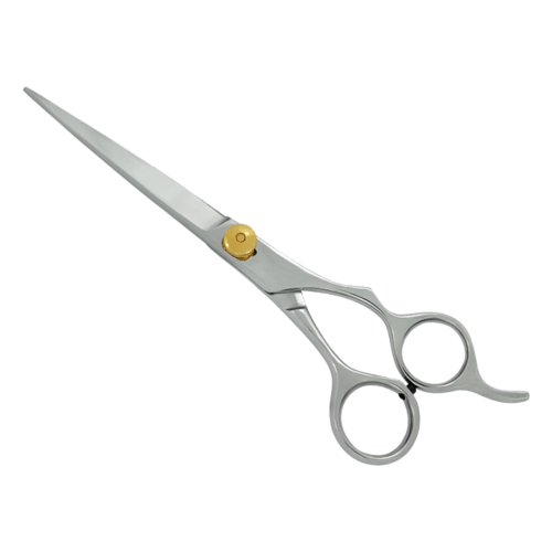 Ultra-sharp convex razor edge blade on Pro Barber Hair Scissors