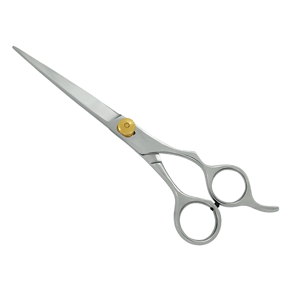 Ultra-sharp convex razor edge blade on Pro Barber Hair Scissors