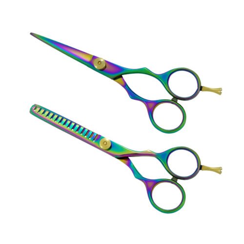 Leo Beauty Pro Pro Multi Color Barber Hair Cutting Scissors