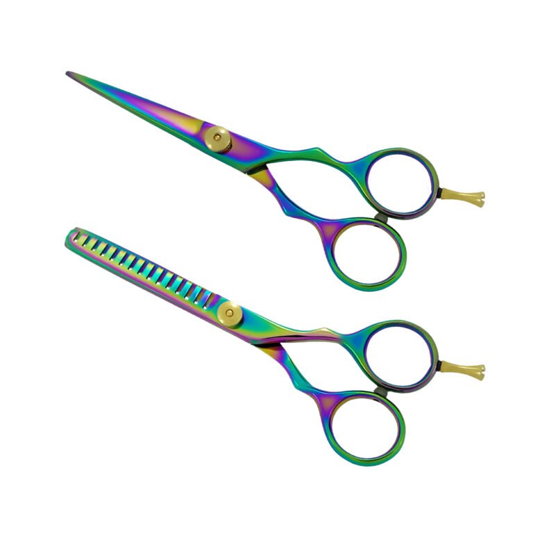 Leo Beauty Pro Pro Multi Color Barber Hair Cutting Scissors