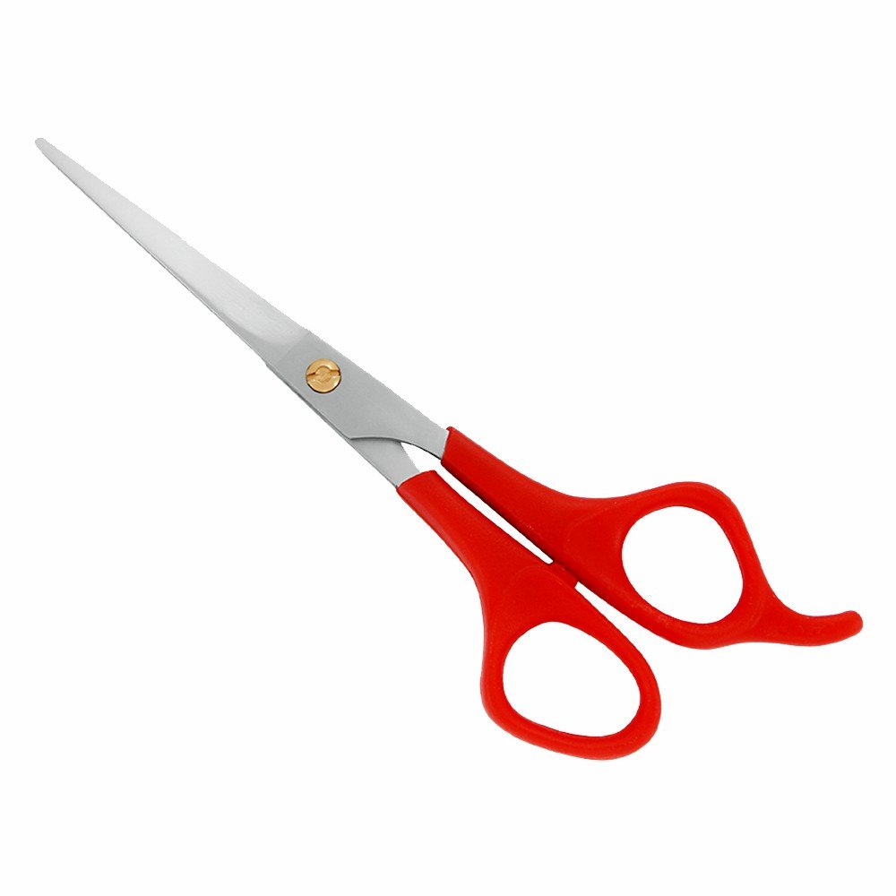 Pro Red Plastic Handle General Purpose Scissors and Shears LBP-3671 product displa