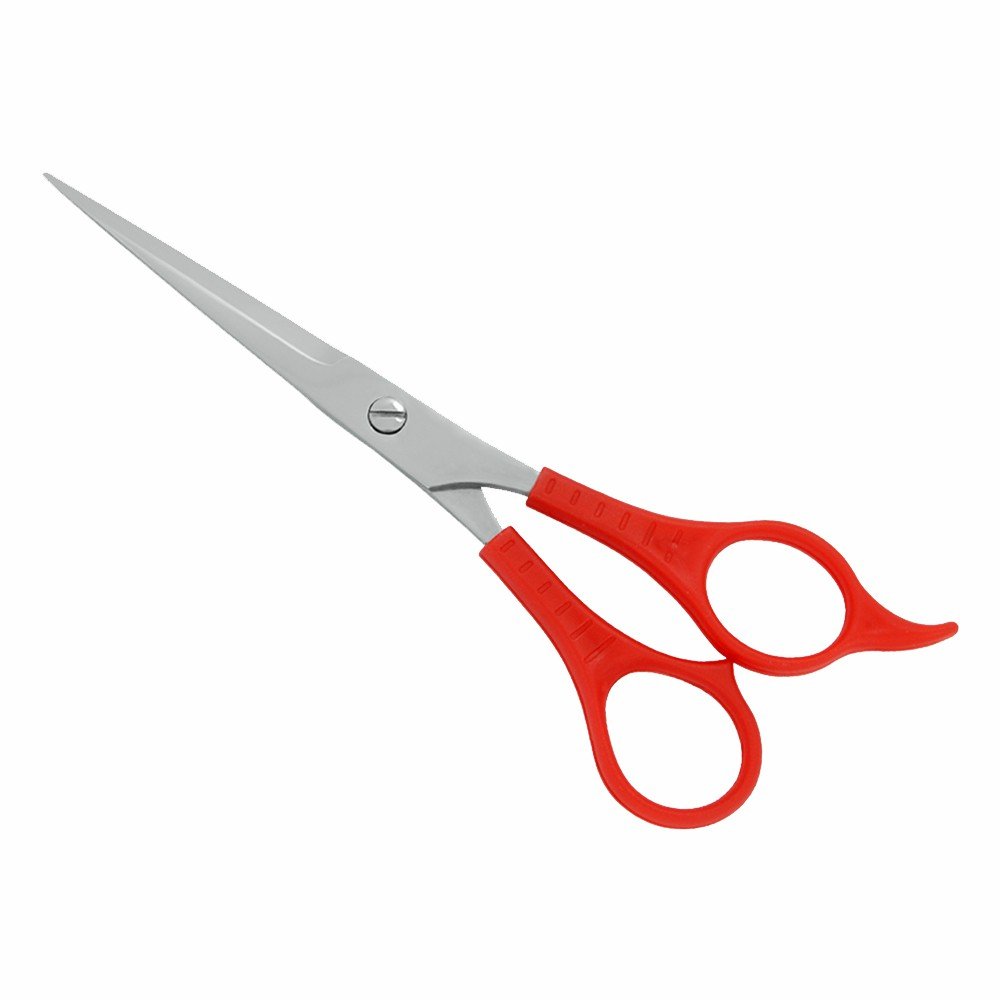 Pro Red Plastic Handle General Purpose Scissors and Shears LBP-3672 product display