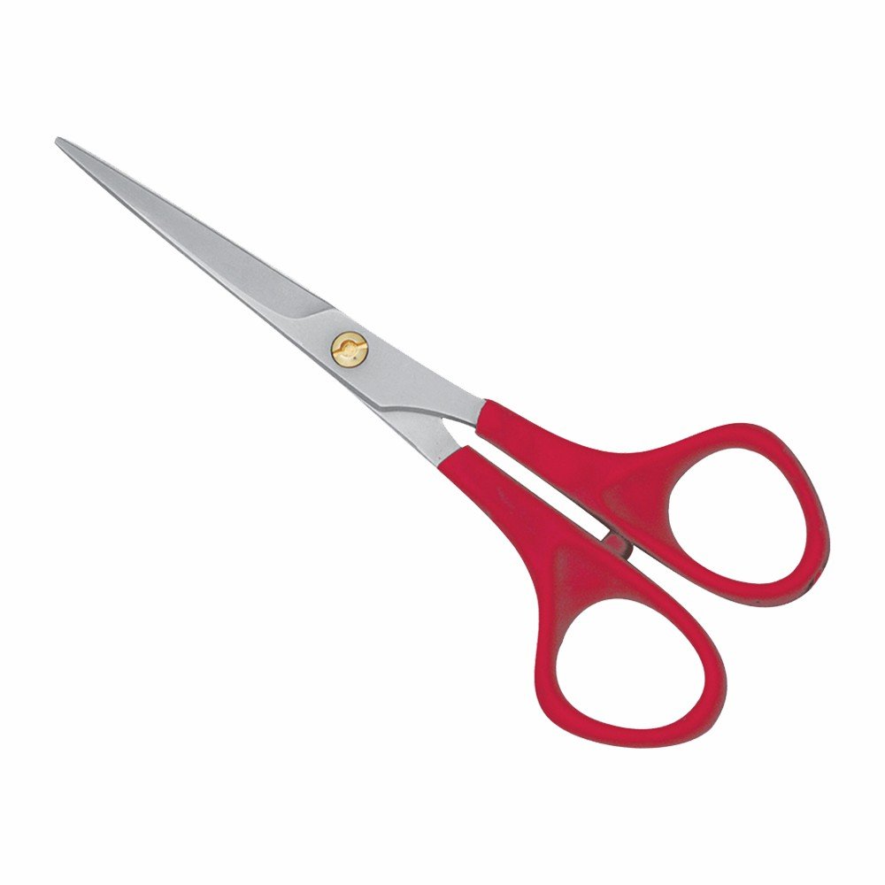 Pro Red Plastic Handle General Purpose Scissors and Shears LBP-3674 product display