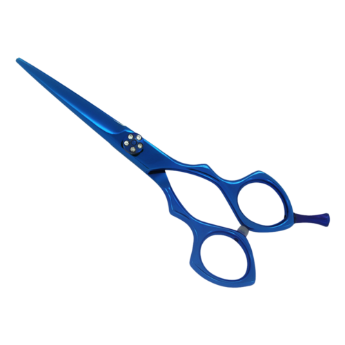 Ultra-sharp convex razor edge blade on Pro Stylo Titanium Hair Cutting Scissor LBP-3051