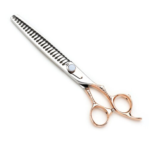 Professional Rose Gold Pet Dog Grooming Scissors LBP-3747 product display