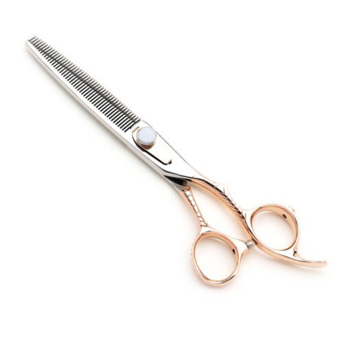 Professional Rose Gold Pet Dog Grooming Scissors LBP-3748 product display