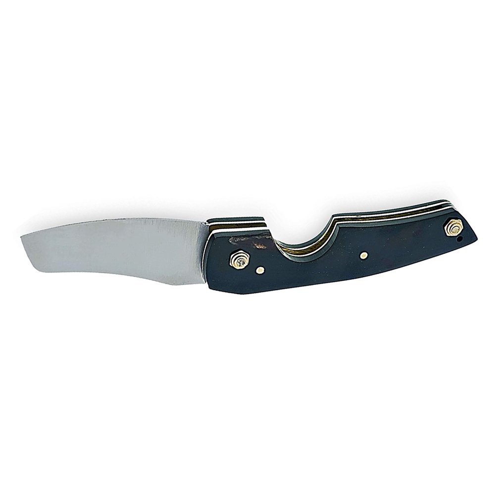 Leo Beauty Pro Steel Blade Cigar Cutter Knife Horn Handle