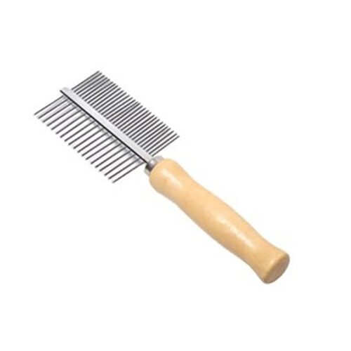 Leo Beauty Pro Wooden Pet Grooming Comb Double Sided