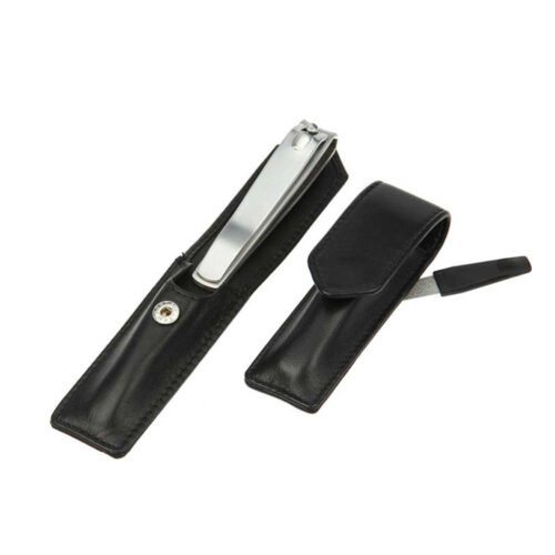 Leo Beauty Pro Manicure Nail Clipper and Filer with Handy Pouch