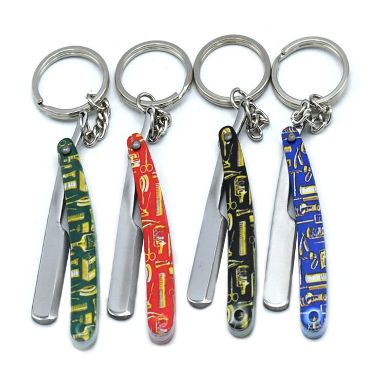 Leo Beauty Pro Straight Razor Keychain