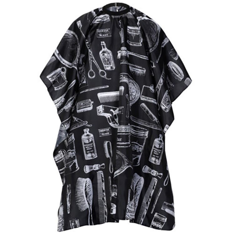 Leo Beauty Pro Sublimated Cape Style Barber Aprons